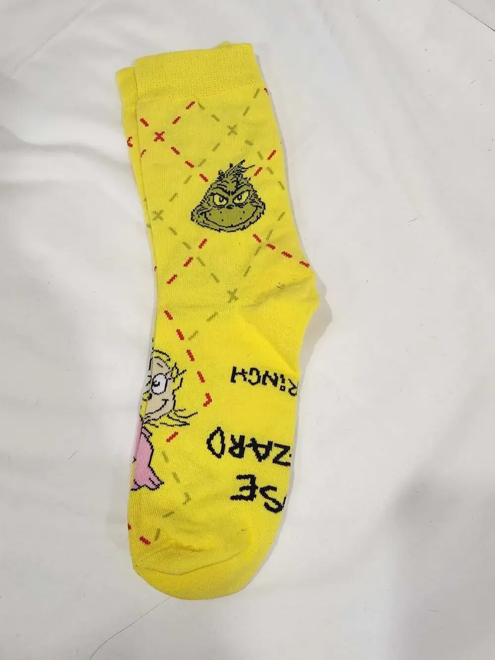McDonald's The Grinch Holiday Meal Promotional Socks